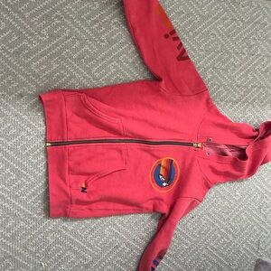 Aviator Nation Kids 12 red zip up